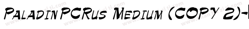 PaladinPCRus Medium (COPY 2)字体转换